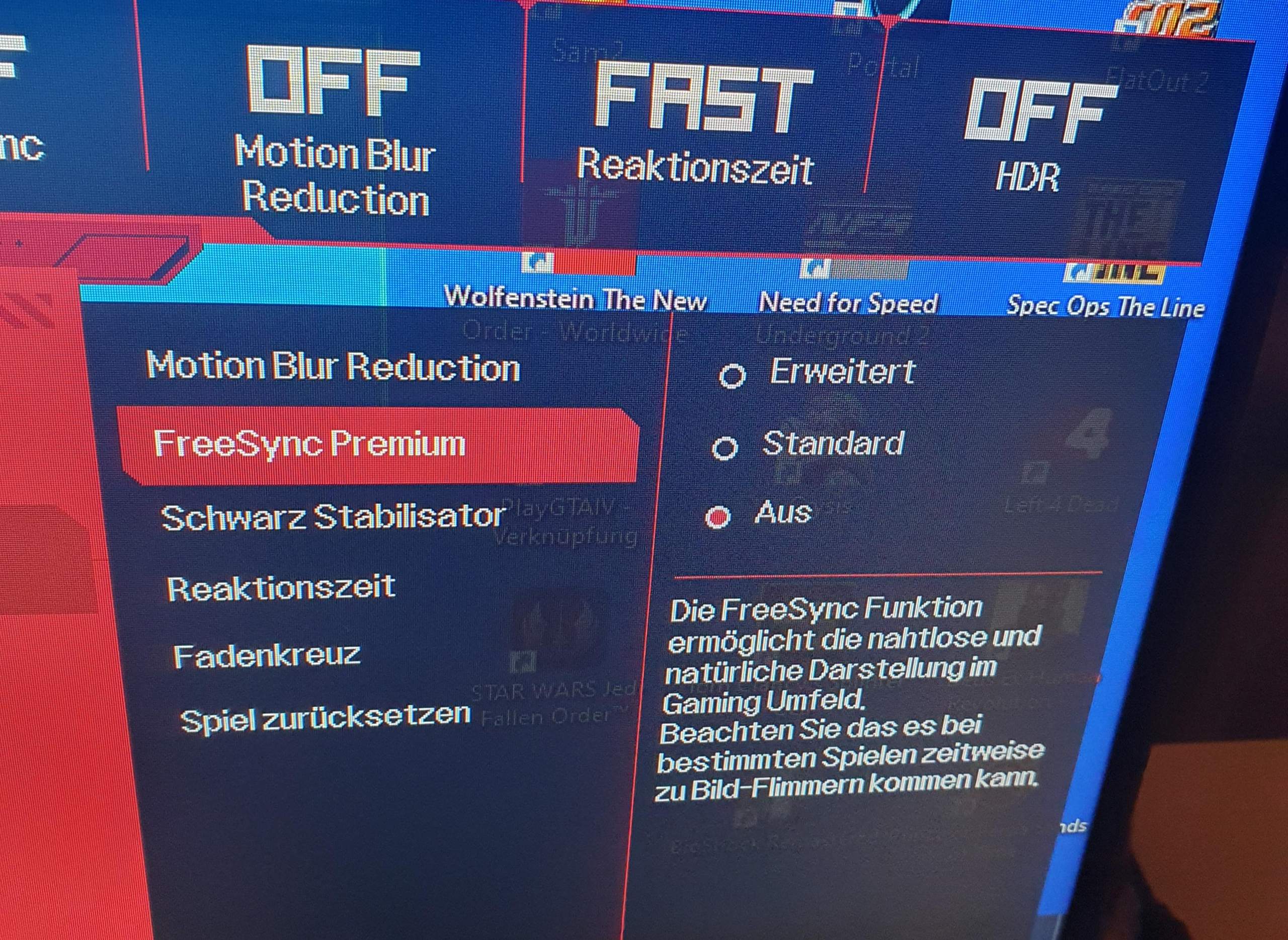 Macht Freesync Aktivierung am Monitor sinn, wenn ich immer mit VSync