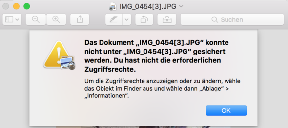 Fehlermeldung - (Mac, Macbook, mac-os-x)