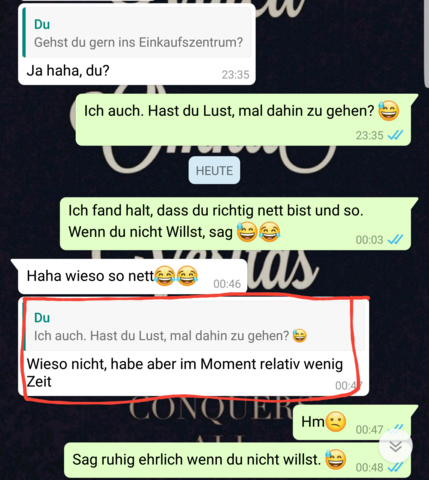 wann nach dating seite nach treffen fragen