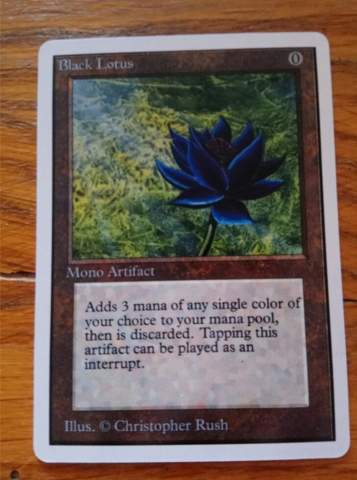 MAGIC THE GATHERING Black lotus Orginal oder Fake Hilfeee? (Sammelkarten)