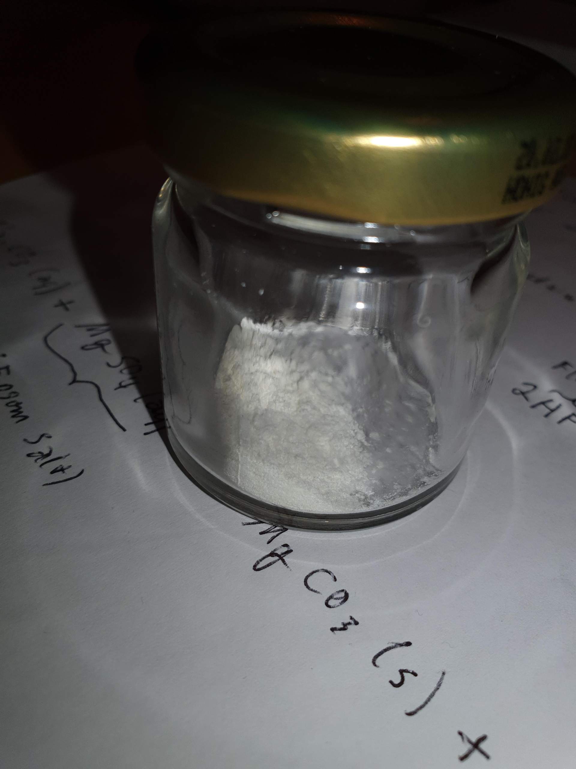 Magnesiumcarbonat hergestellt? (Physik, Chemie, Wasser)