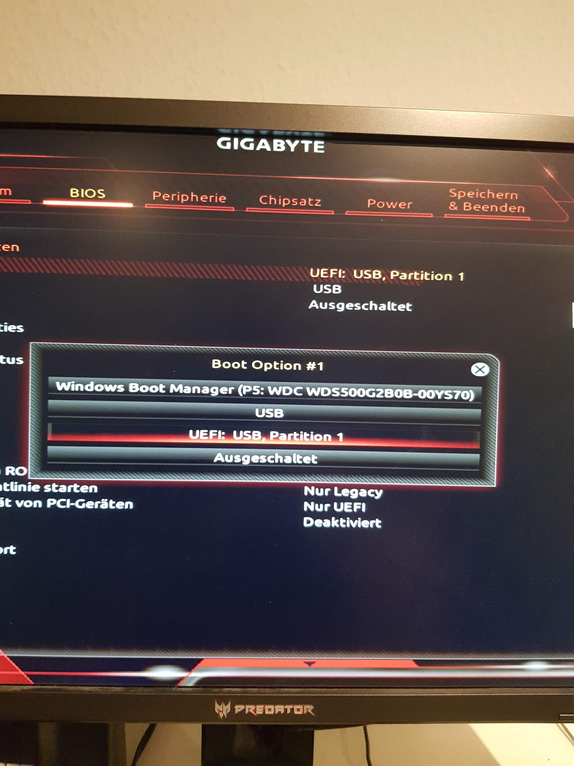 Mainboard Bootet nicht vom USB? BIOS)