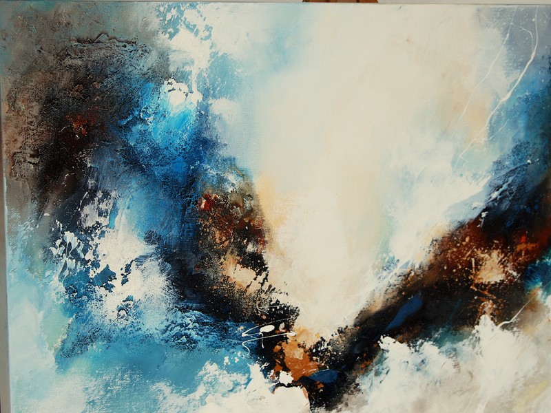 Malen mit Acryl- Wie bekomme ich das so hin? (Kunst, Künstler, Malerei)