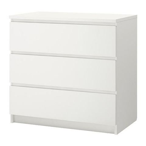 Malm Schrank Ikea Versaut Haushalt Holz Weiss