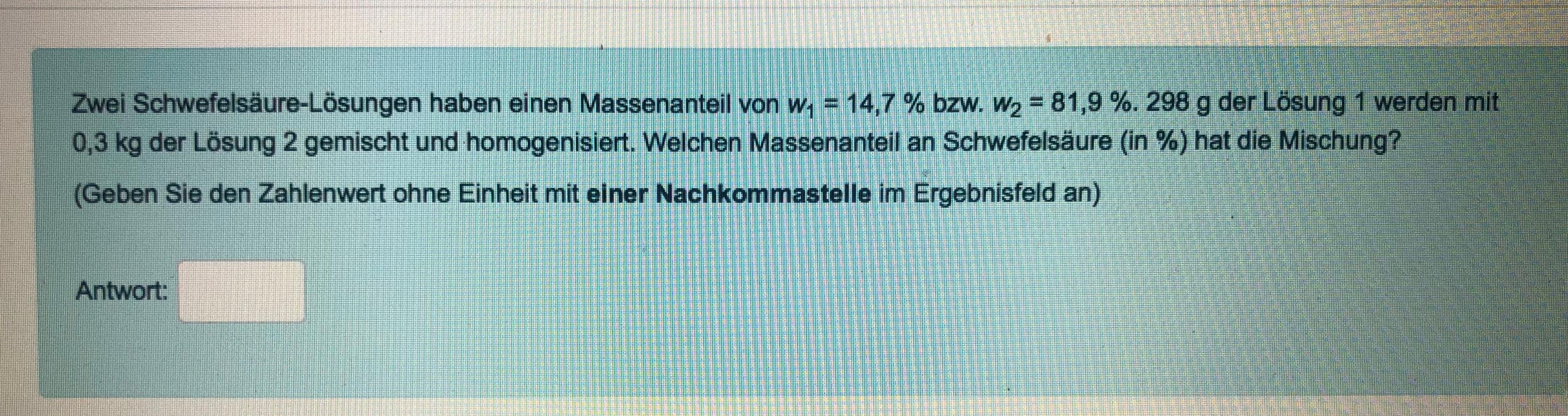 Stoffmengenanteil Berechnen