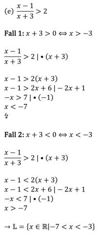 Mathe - Bruchungleichungen (zwei Fragen)?