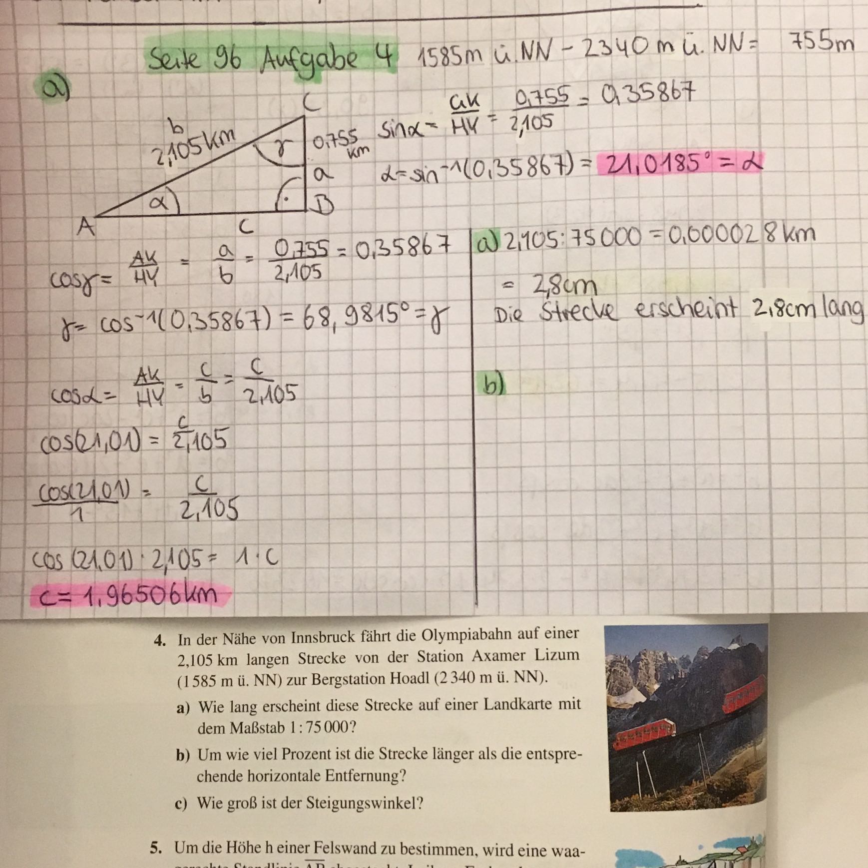 Mathe - Frage zur aufgabe wie rechne ich das in prozent? (Schule