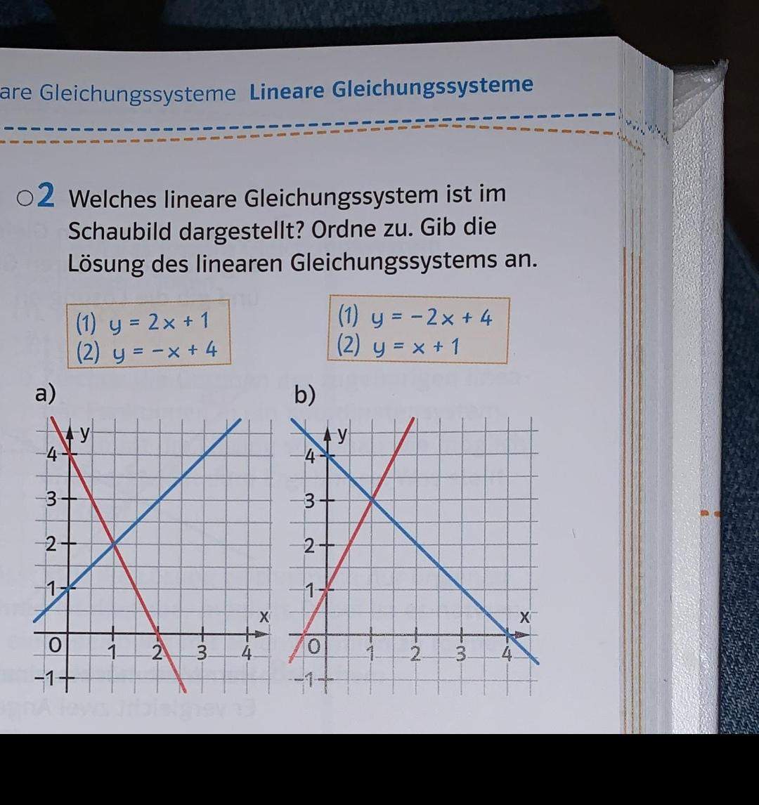 Mathe Gleichungen linear? (Schule, Mathematik, lineare Gleichungen)