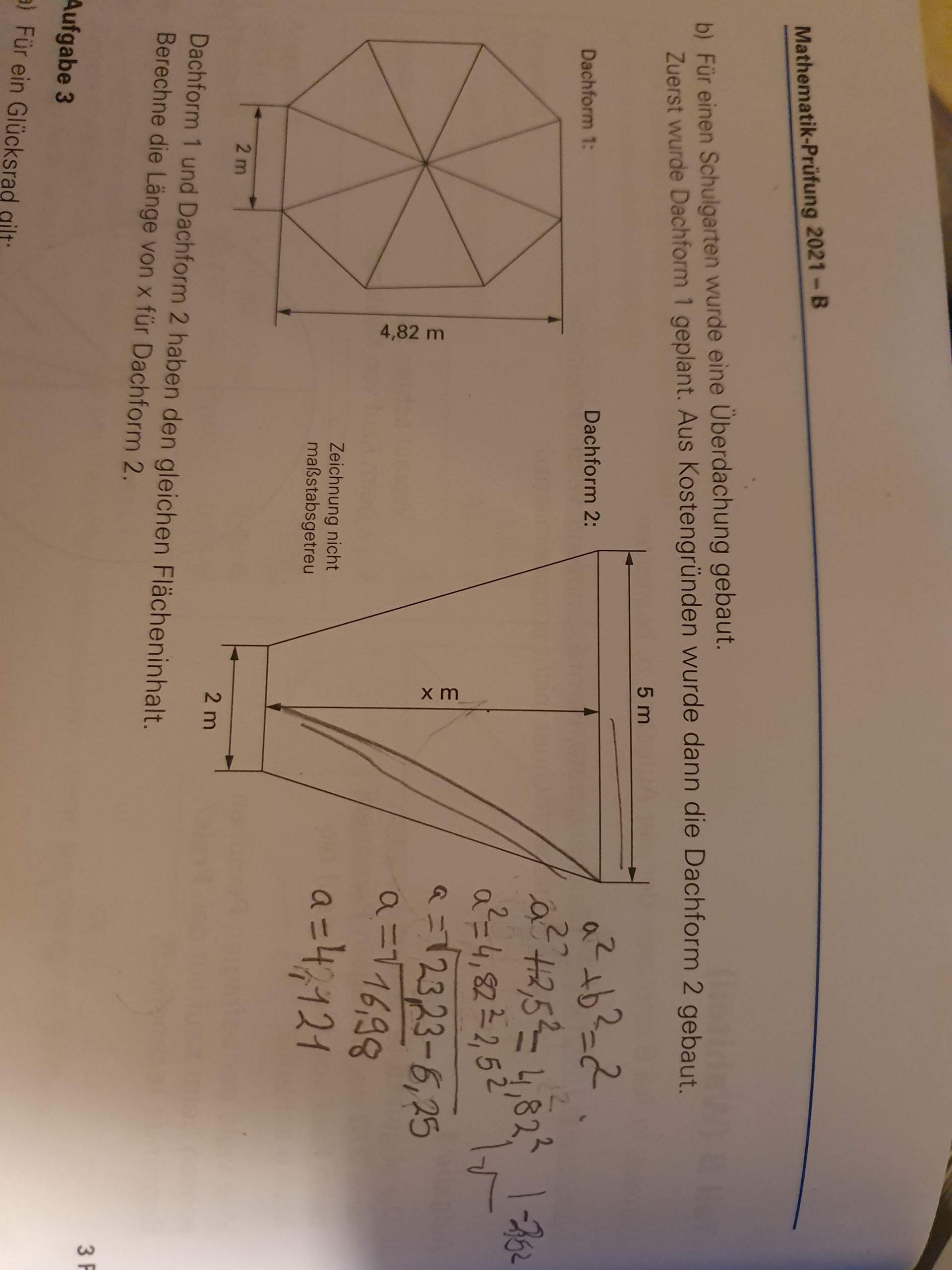 Mathe? (Mathematik, Flächeninhalt)