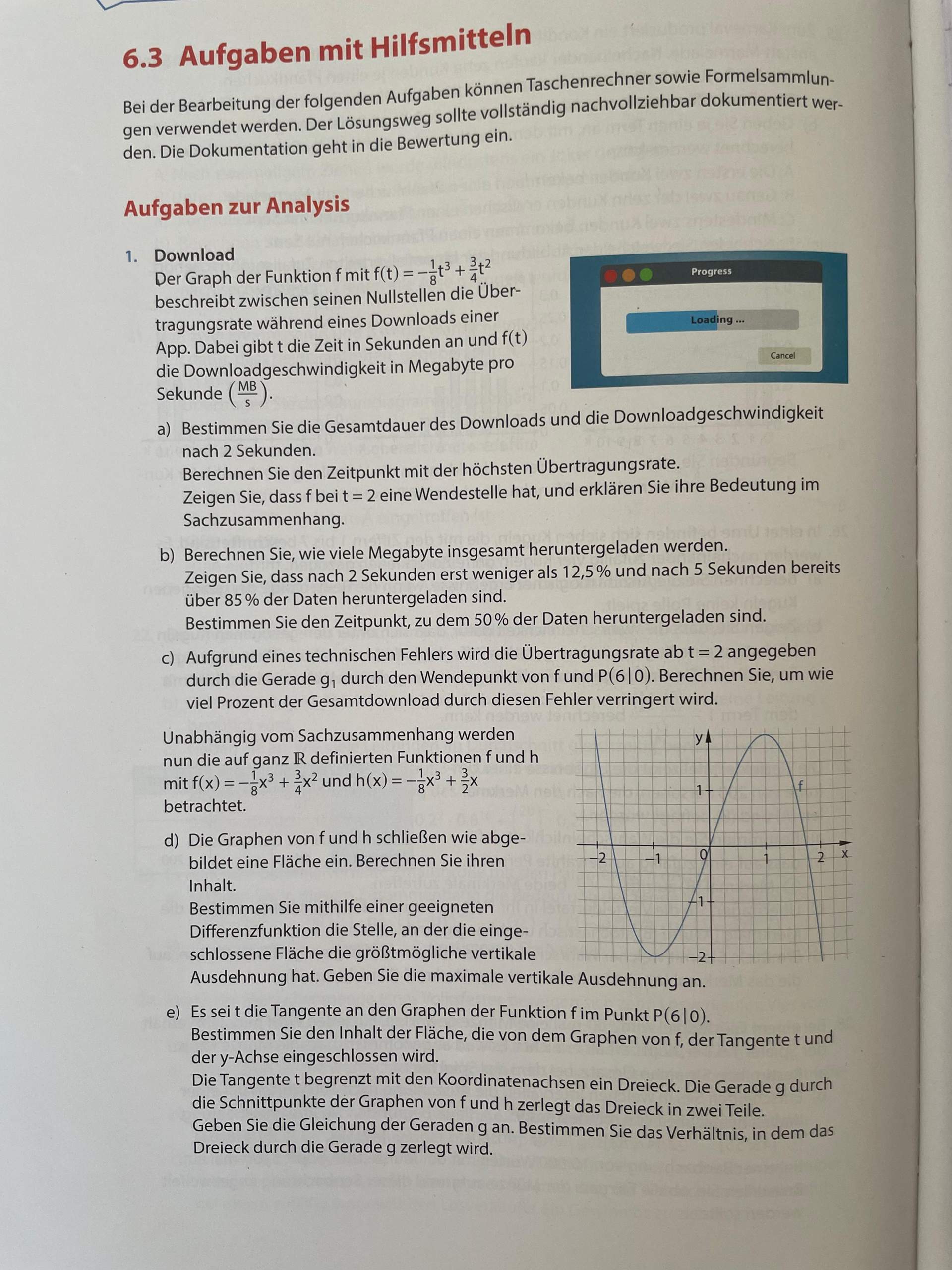 Mathe Aufgabe 12.Klasse Analysis? (Mathematik, Mathematik Oberstufe)