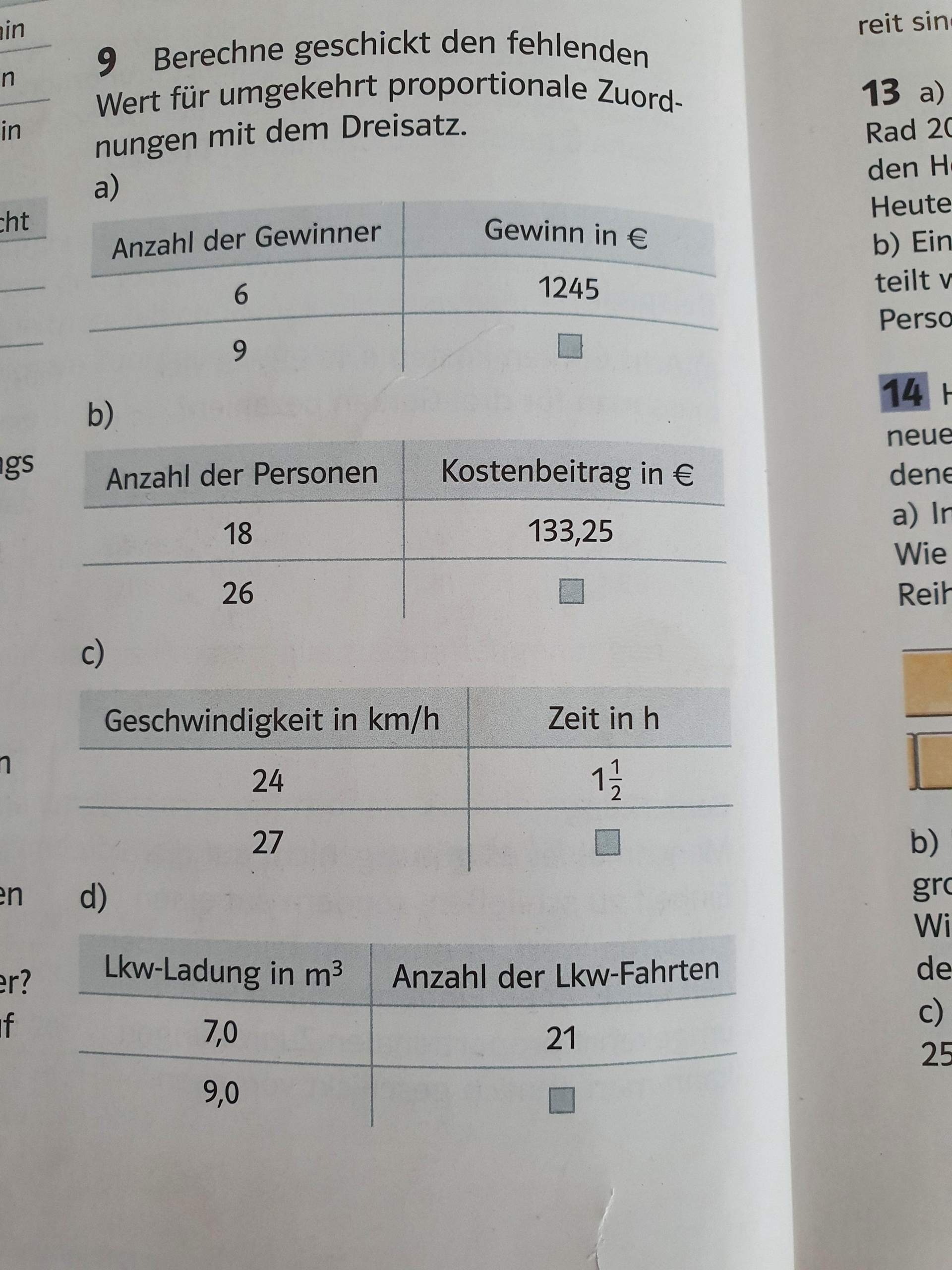 Mathe Dreisatz? (Mathematik)