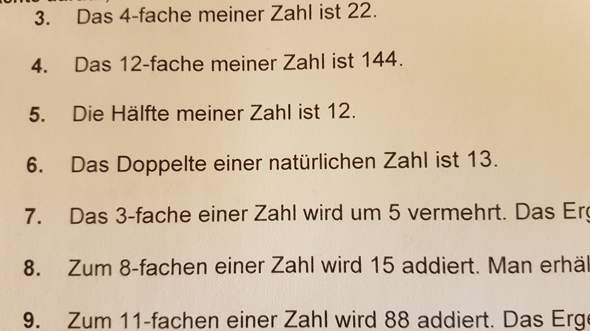 Mathe Frage. Zahlen auspacken und einpacken? (Schule, Mathematik