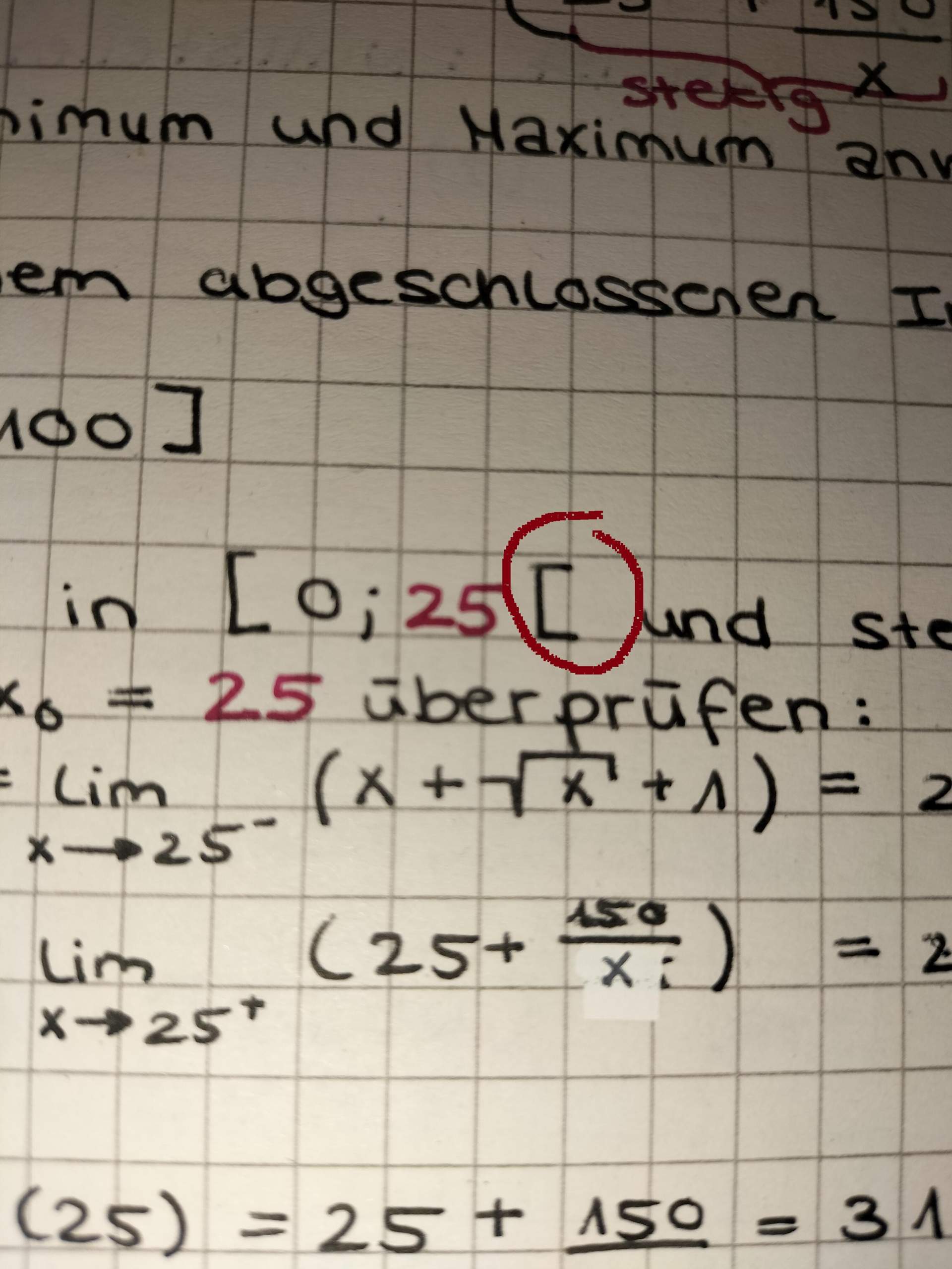 Grenzwert Bei Der Flächen Und Volumenberechnung