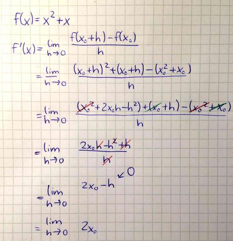 Meine Lösung - (Mathematik, Funktion, h-methode)