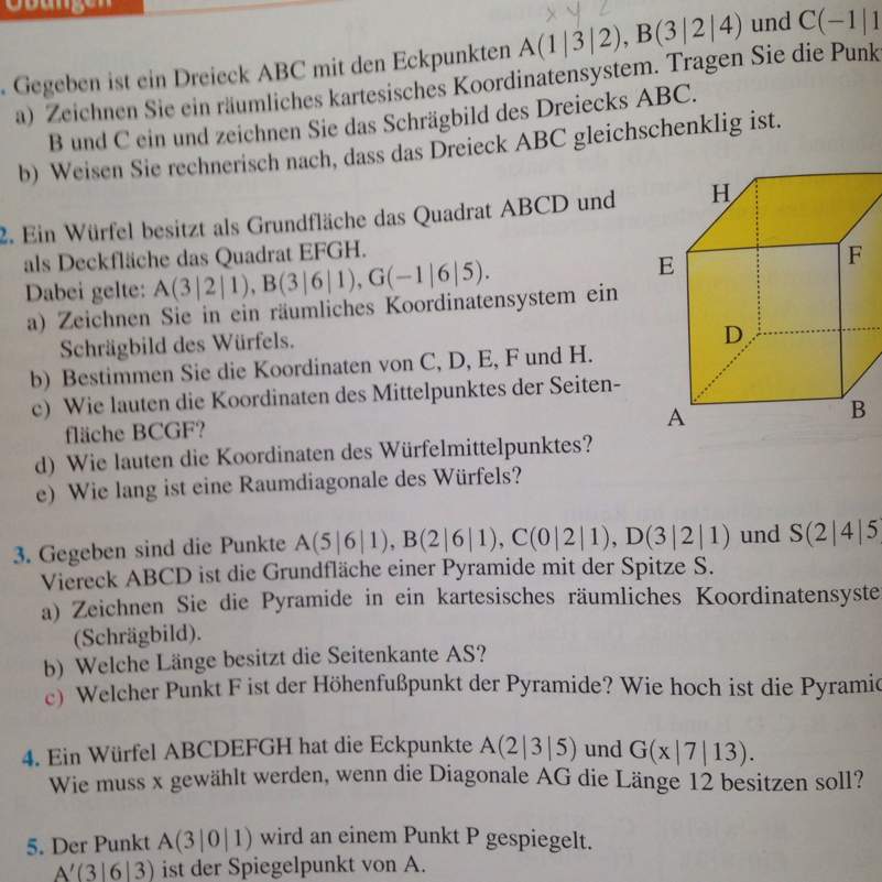 Mathe klausur. Berechnung des fehlenden Punktes? (Mathematik, rechnen