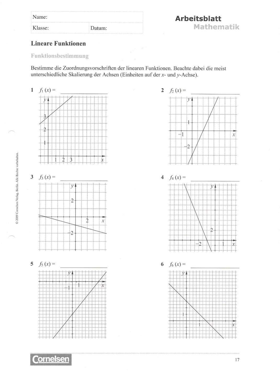 3.6.2 Lineare Funktionen In Mathematik – NRCS