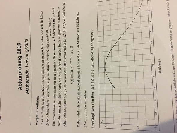 Mathe Lk Abitur Aufgabe Schule Gymnasium Klausur