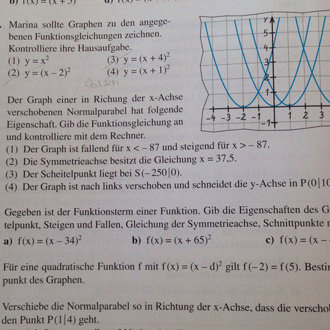 Nummer 8! Was bedeutend diese drei Sachen auf Bezug dieser Aufgabe - (Mathe, Mathematik, Aufgabe)