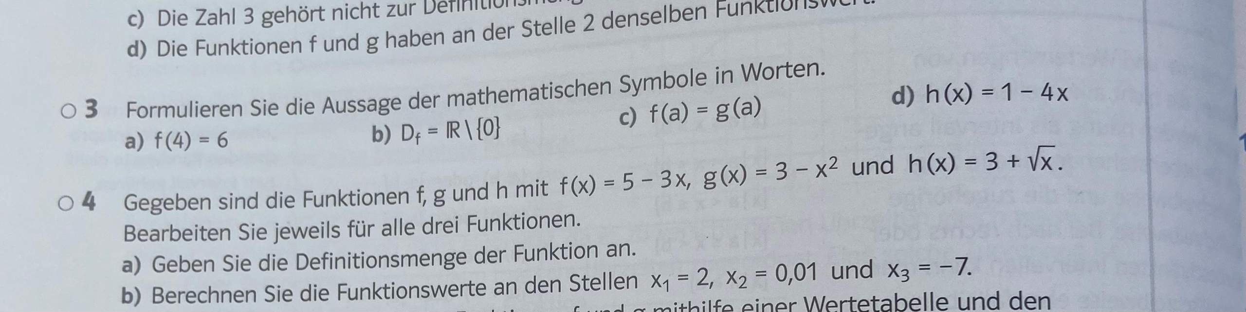Mathe Symbole in Worte? (Mathematik, Aufgabe, Symbol)