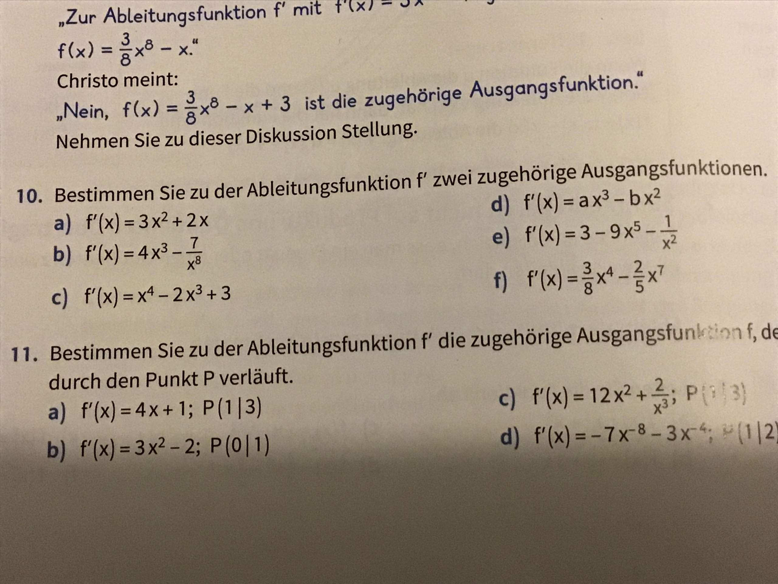 Wie löst man diese Aufgaben? (Schule, Mathematik, Abitur)