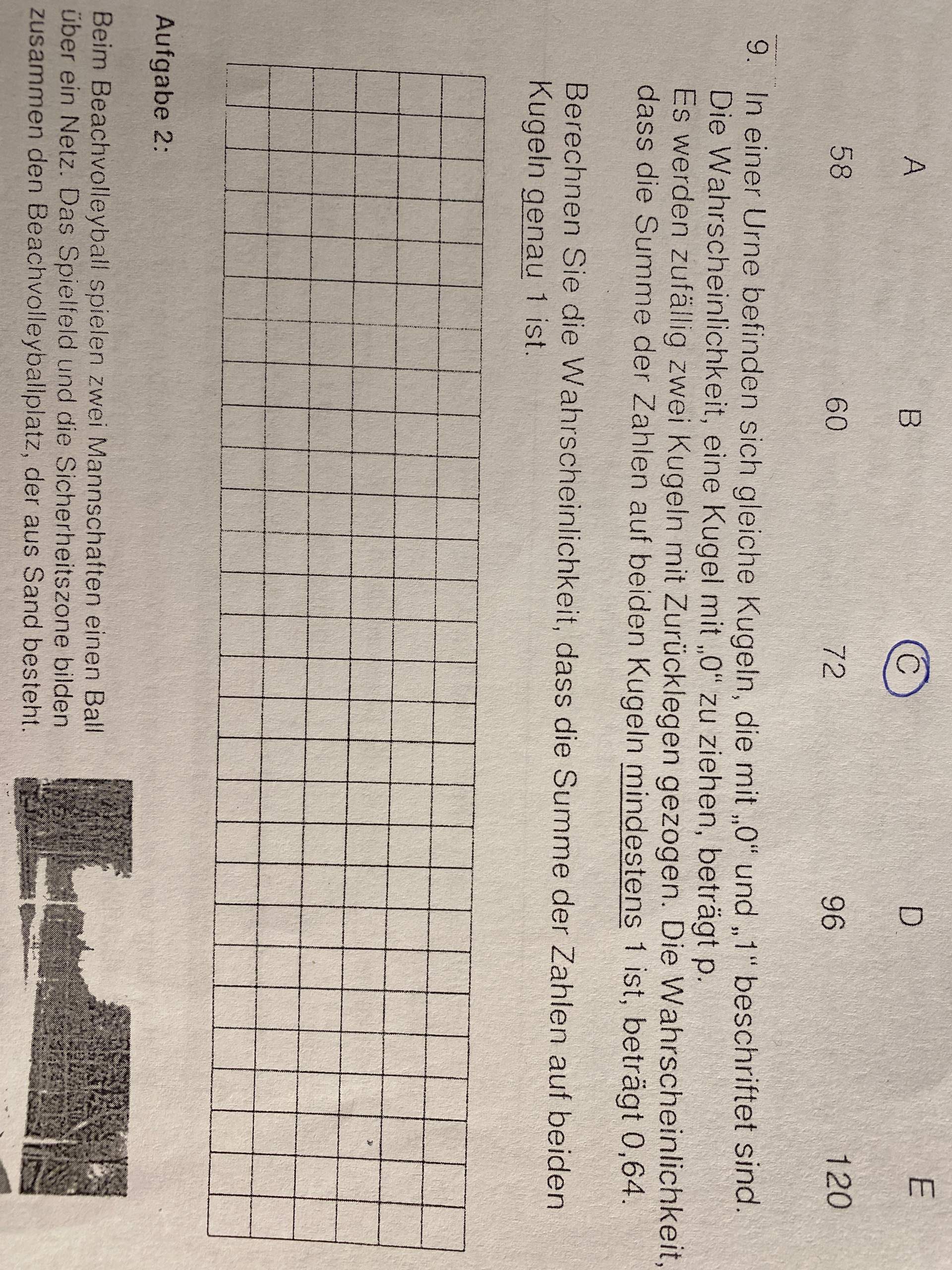 Mathe Wahrscheinlichkeiten? (Schule, Wahrscheinlichkeit)