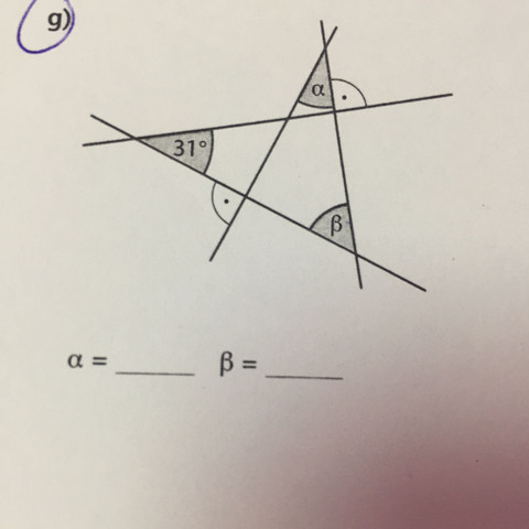 Hier, die Beispiel aufgabe - (Mathe, Winkel, Viele Schwierigkeiten)