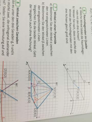 Mathematik Winkel in einer Pyramide berechnen? (Schule ...
