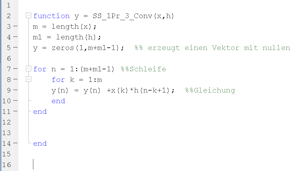 Matlab Rechteckfunktion schreiben um sie zu mit einem impulsantwort zu