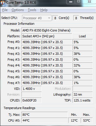 Core Temp - (Prozessor, CPU, Mainboard)