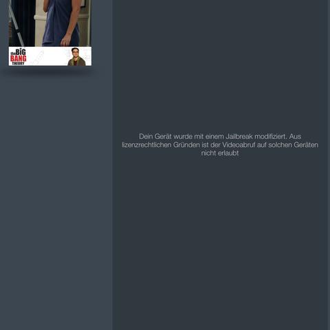 Screen von Fehlermeldung. - (iPad, ios, Jailbreak)