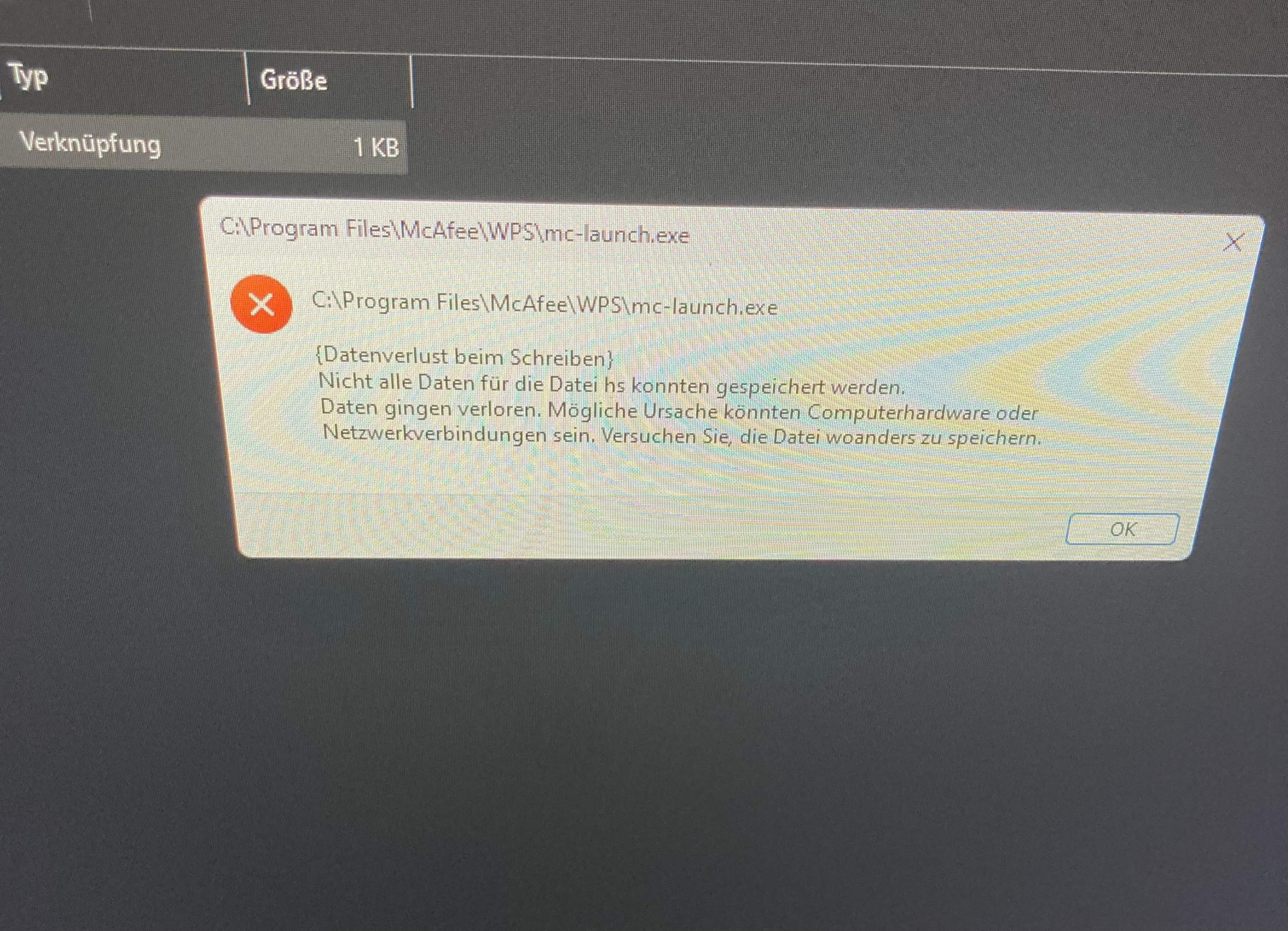 McAfee Antivirus sich nicht? (Smartphone, EMail, Virus)