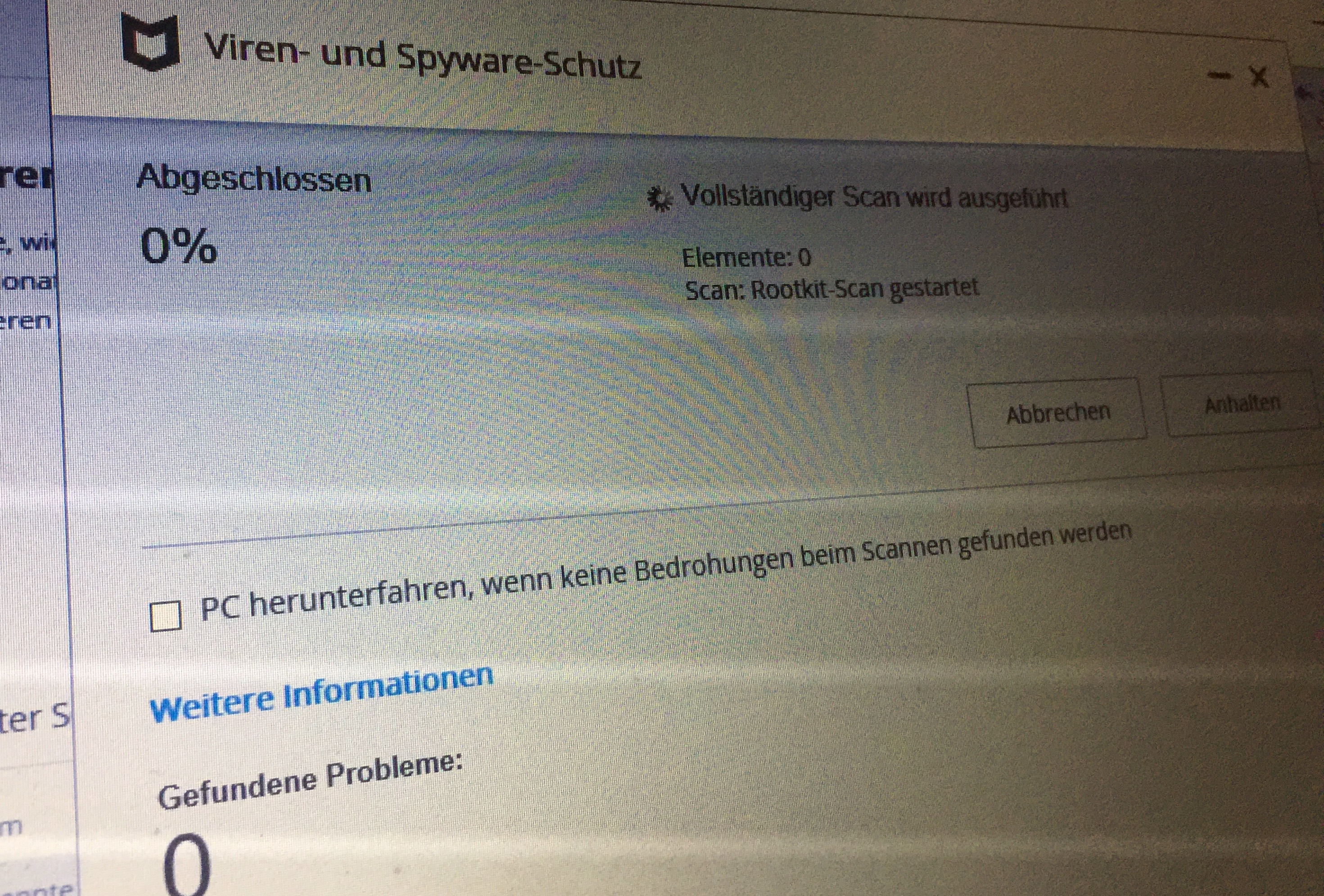 Mcafee Scan Bleibt Bei 0 Hangen Woran Liegt Es Virus