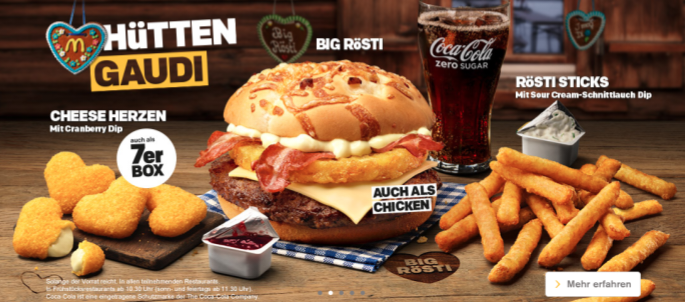 Ab Wann Gibt Es Hüttengaudi Bei Mcdonalds www.gutefrage.net