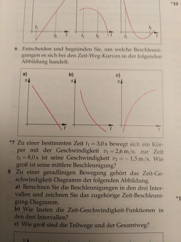 Mechanik Beschleunigung Weg Zeit Diagramm Physik