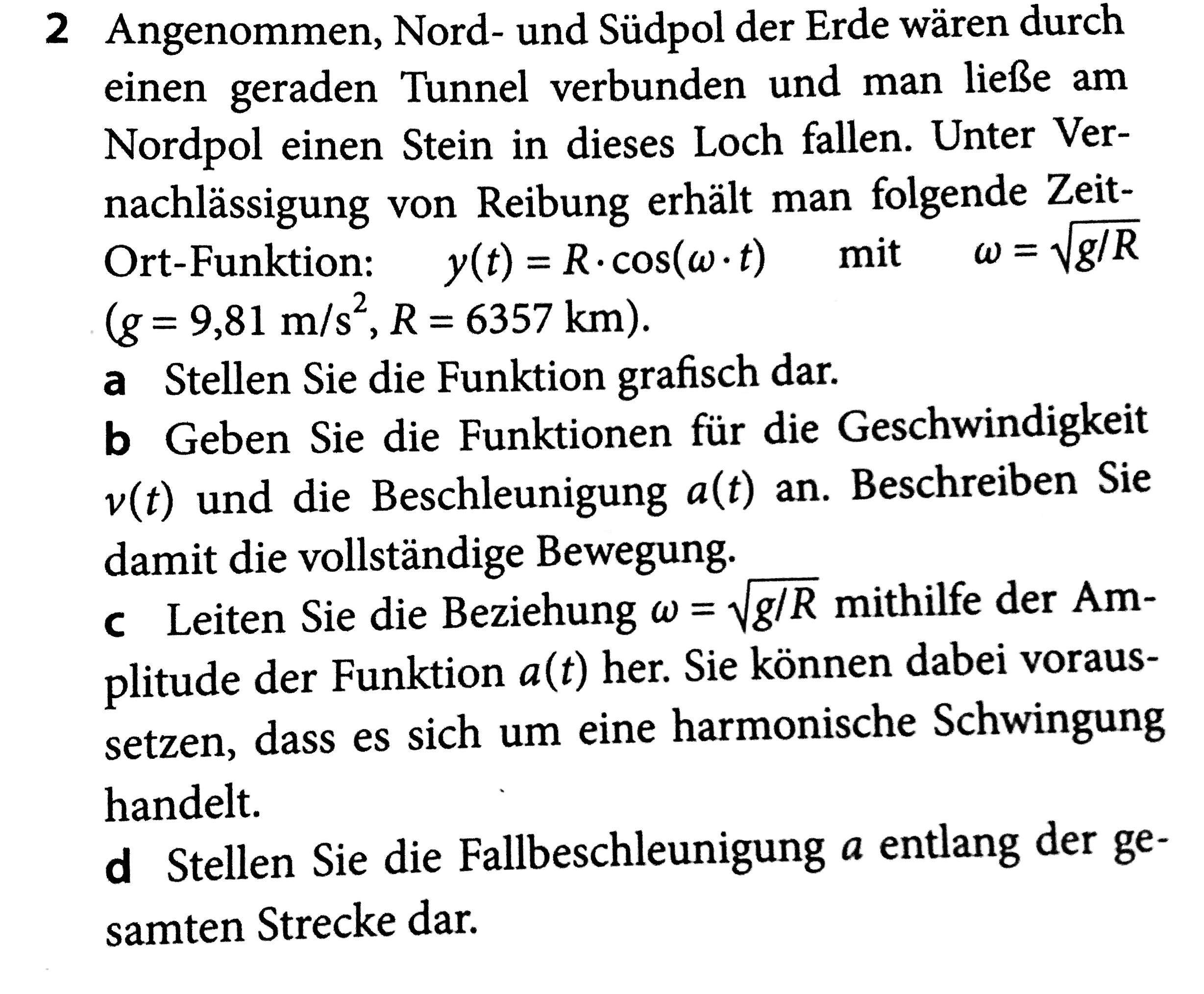 Mechanische Harmonische Schwingung? (Mathematik, Physik, Vektoren)