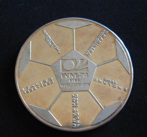 Medaille FussballWM 1974 und was ist sie wert? (Fußball)