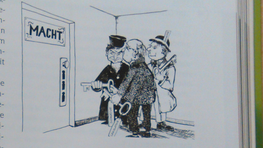 Medien Die Vierte Gewalt Karikatur Deuten Schule Politik Geschichte