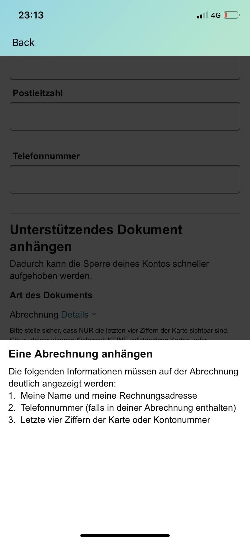 Mein Amazon Konto ist gesperrt?