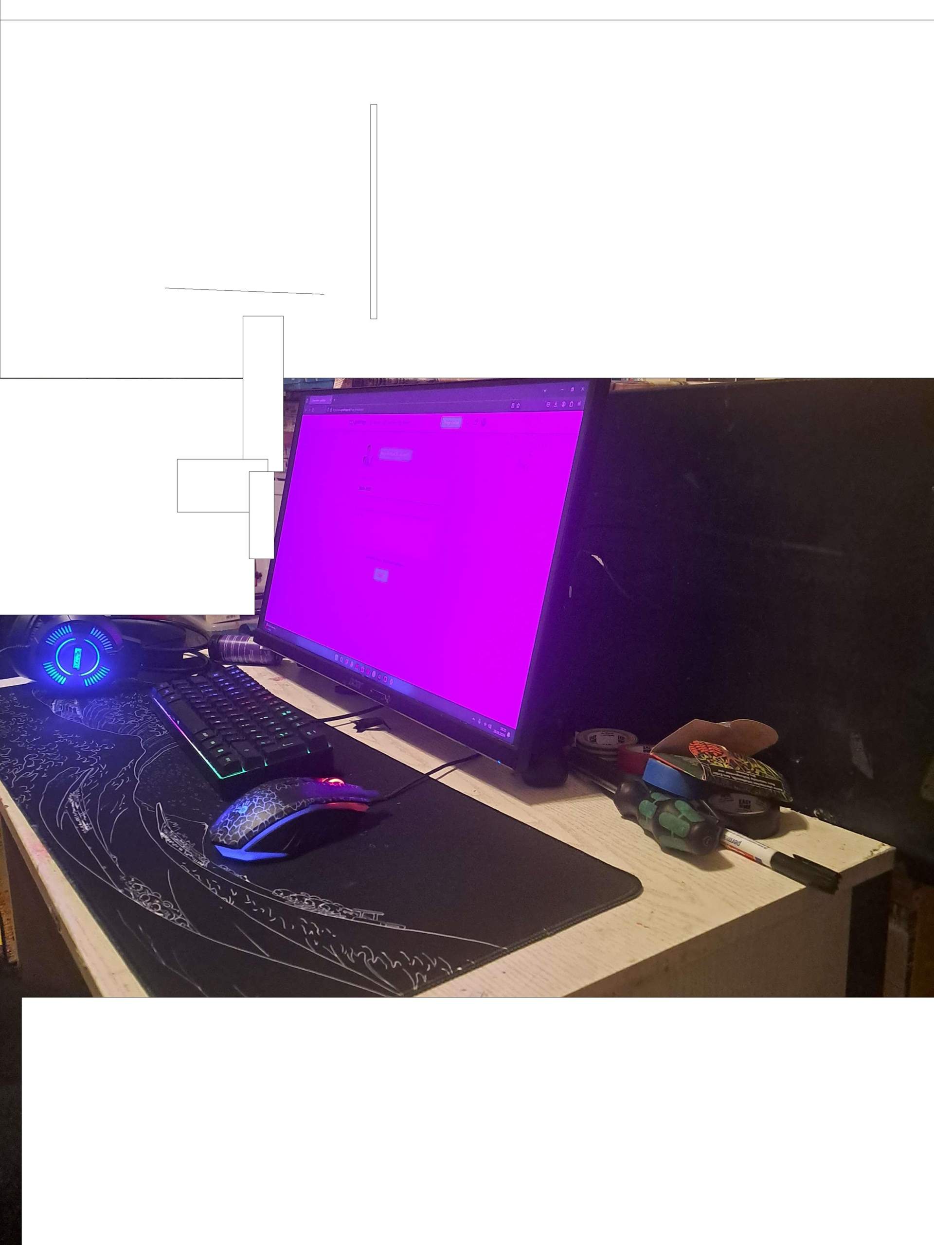 Mein Bildschirm ist rosa was soll ich tun? (Gaming, Kabel, Display)