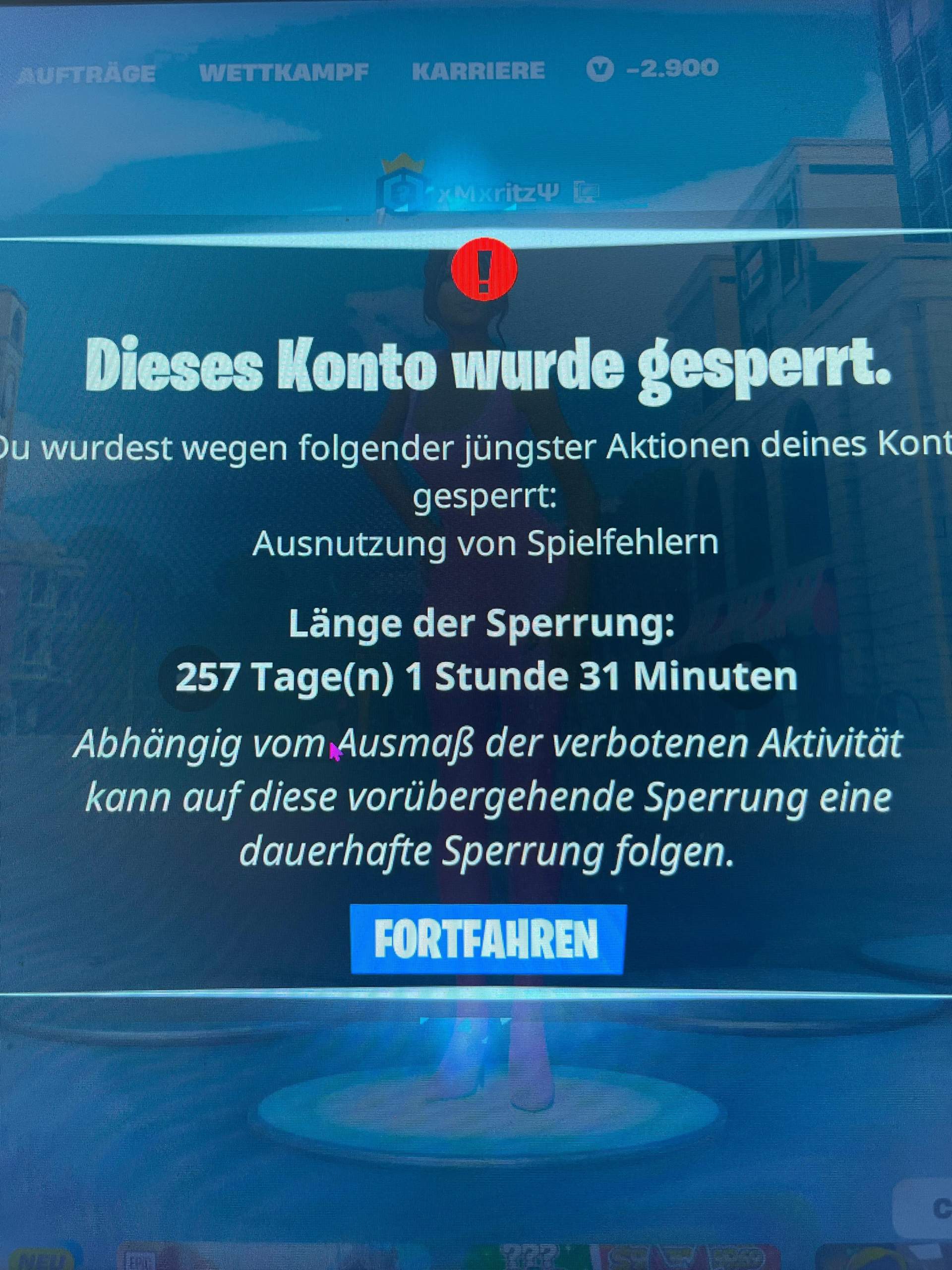 Mein Epic Games Account wurde gehackt und jetzt bin ich gesperrt, weil ...