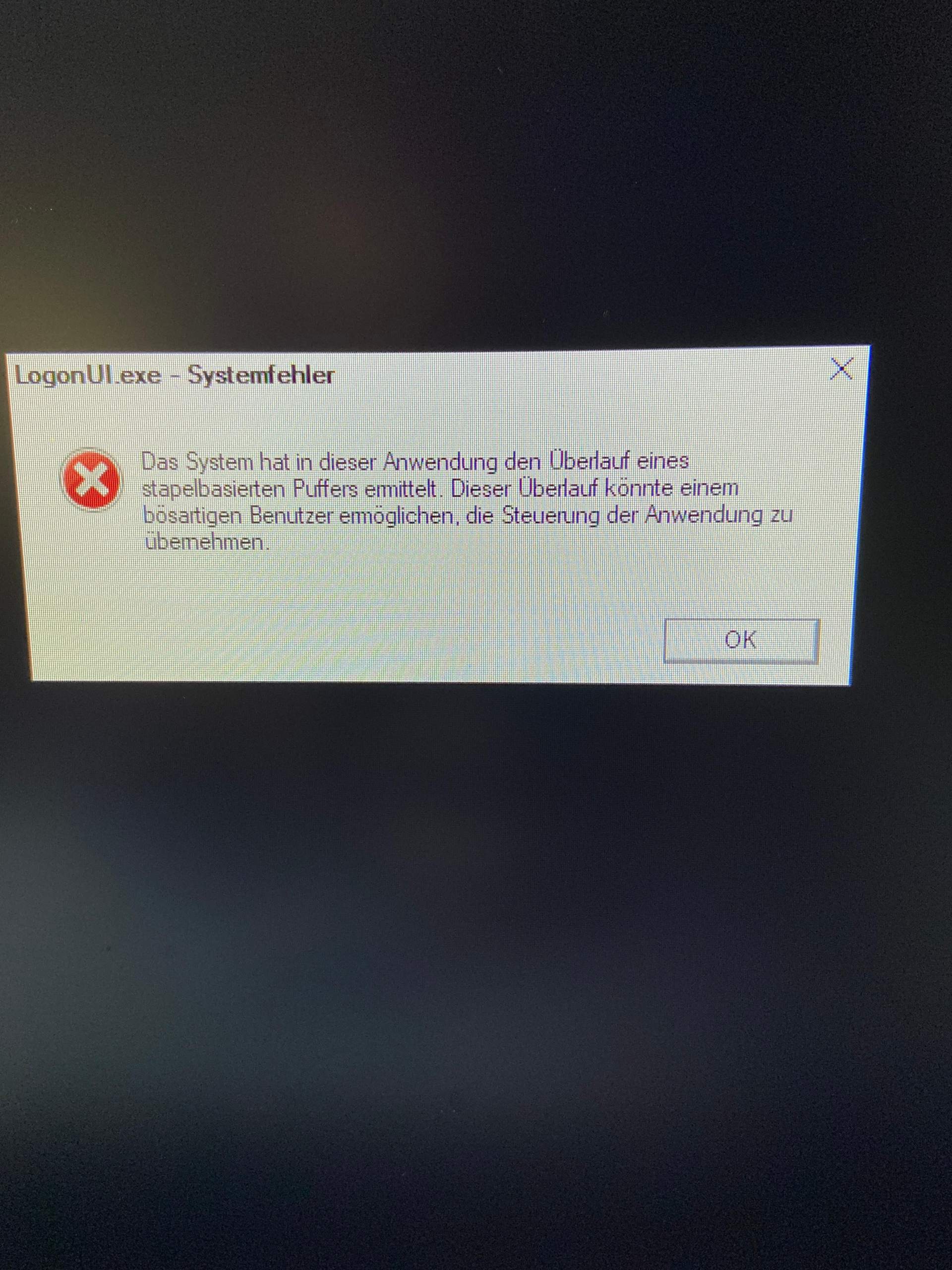 Mein Pc startet nicht System fehler kommt? (Computer, Technik, IT)