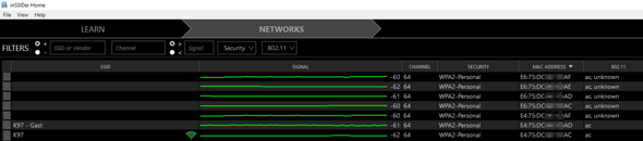 Mein Speedport Router hat erstaunlich viele Mac Adressen im 5 GHz Bereich. Woran kann das liegen / Ist das normal?