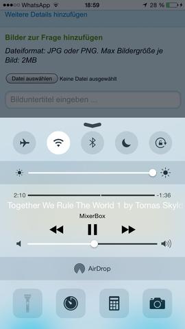 Mein Taschenlampen Symbol Im Kontrollzentrum Ist Grau Info Ich