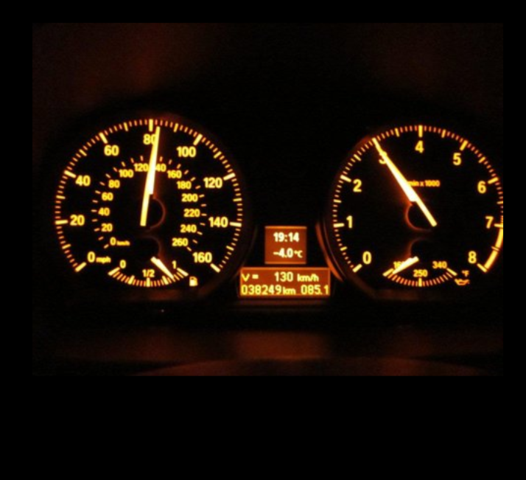 130 km/h Stopp - (Auto, kaputt, Display)