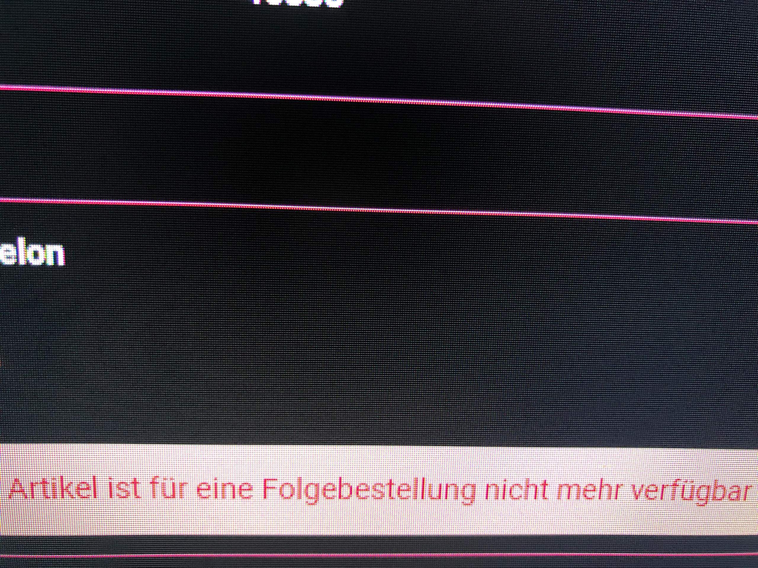 Meine Bestellung wurde storniert aber das Geld wurde schon ...