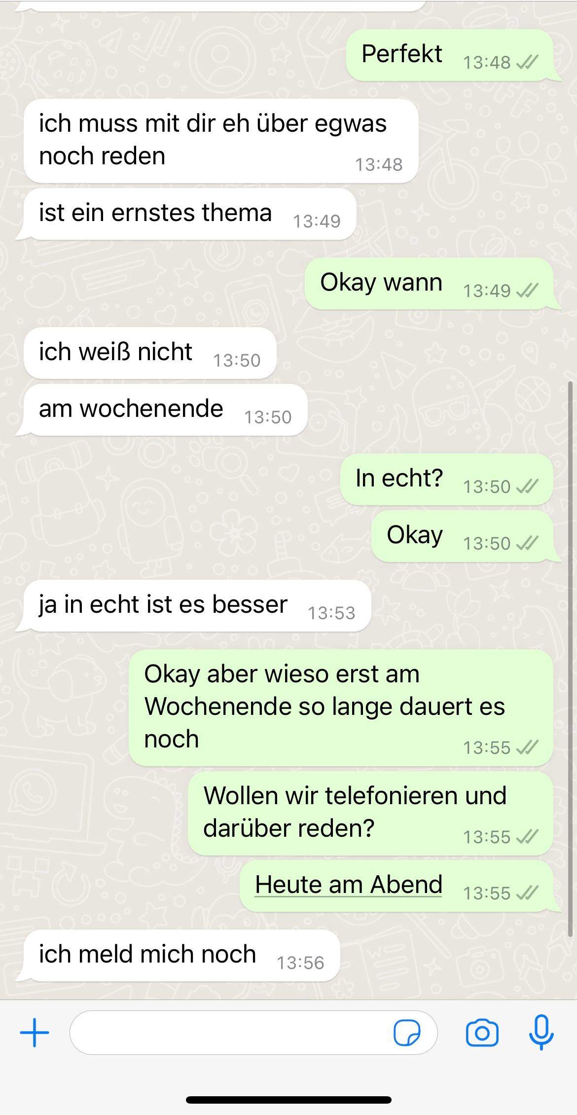 Meine Freundin verhält sich seit gestern komisch wir hatten Streit ...