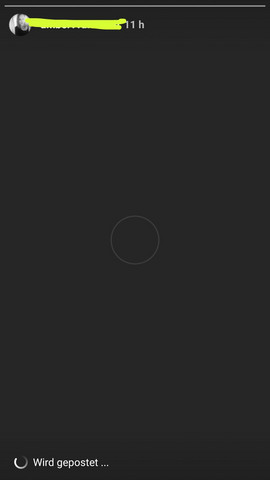 Instagram probleme story hochladen