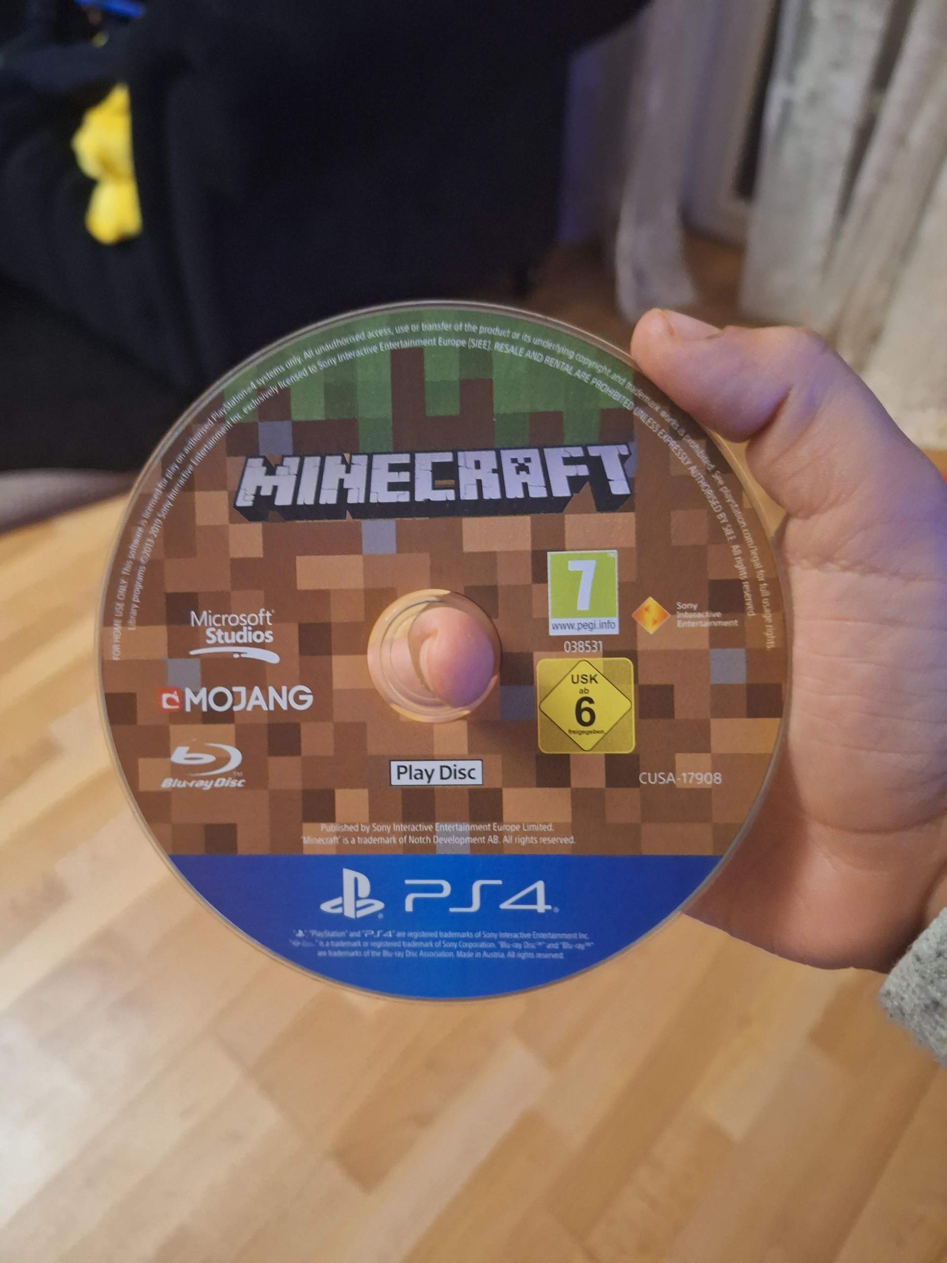 Meine Minecraft CD? (PlayStation 4, Sony, PlayStation Network)