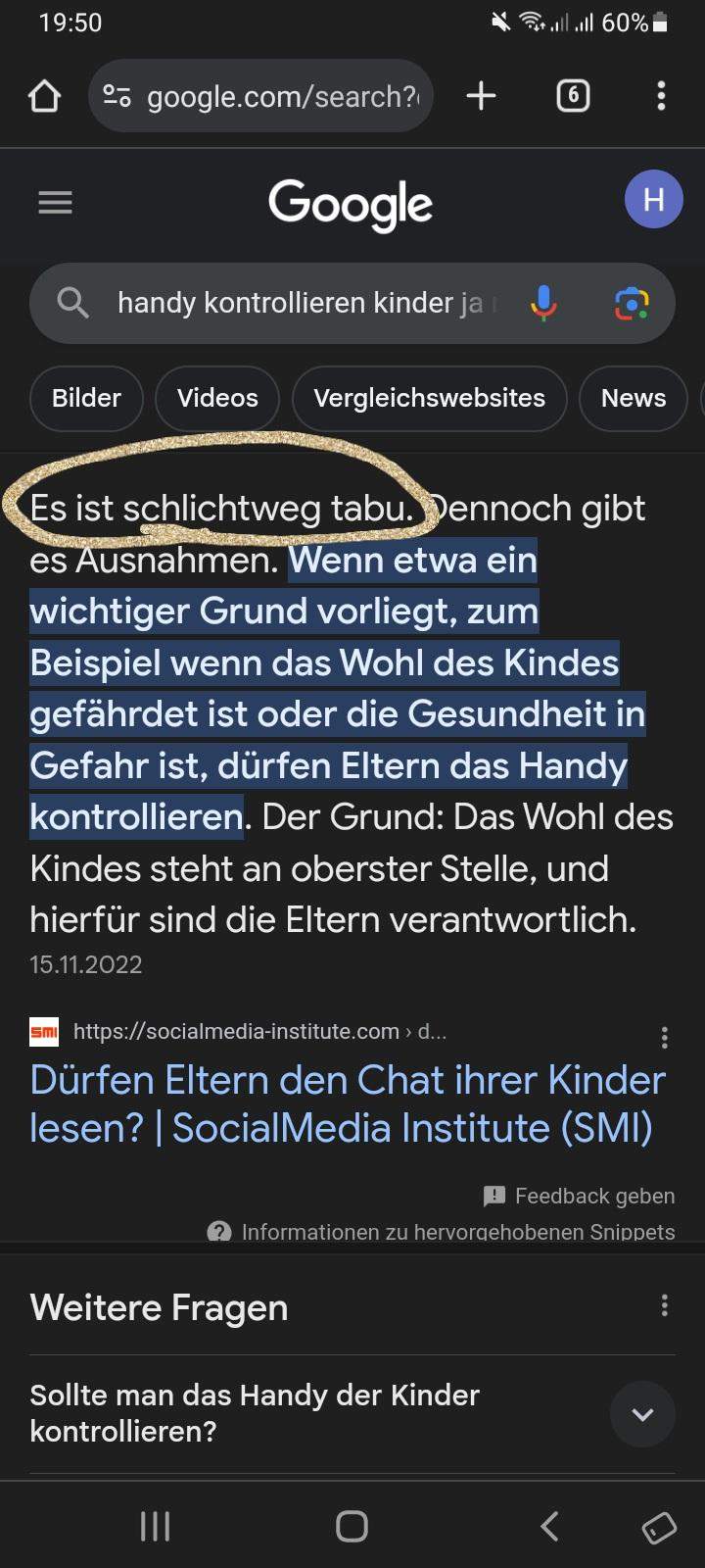Dürfen Meine Eltern Mein Handy Durchsuchen Meine Mutter hat gestern Nacht mein Handy kontrolliert? (Samsung