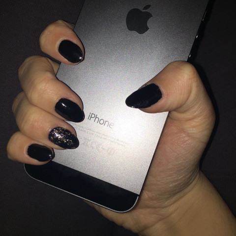 Bbbbbbbv - (schwarz, Nägel, Nagellack)